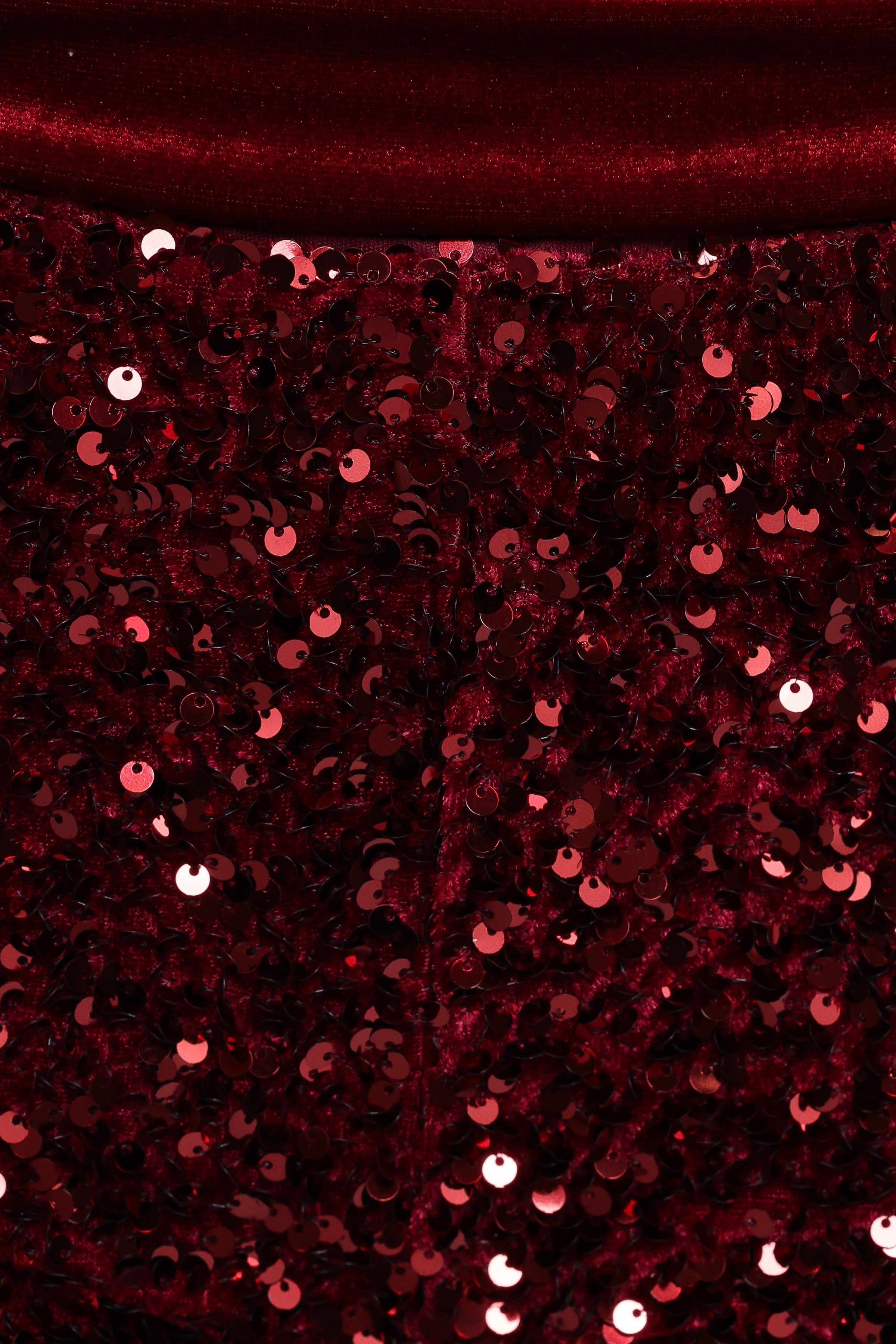 BOTTOMS Scarlette Sequins Short - Burgundy