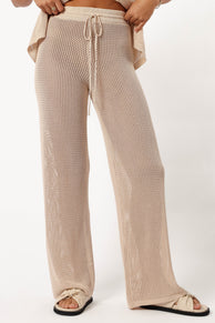 BOTTOMS @Smith Knit Pant - Sand (Hold for Euro Summer)