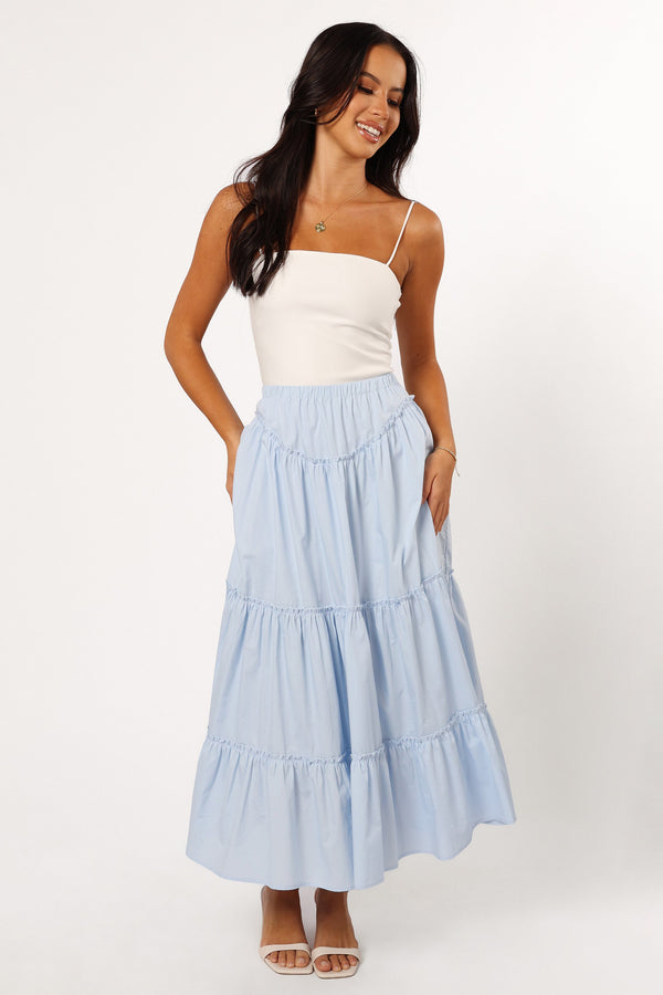 BOTTOMS @Somerset Midi Skirt - Sky