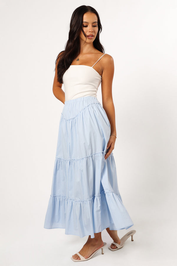 BOTTOMS @Somerset Midi Skirt - Sky