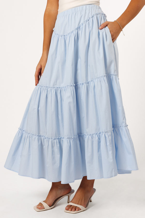 BOTTOMS @Somerset Midi Skirt - Sky