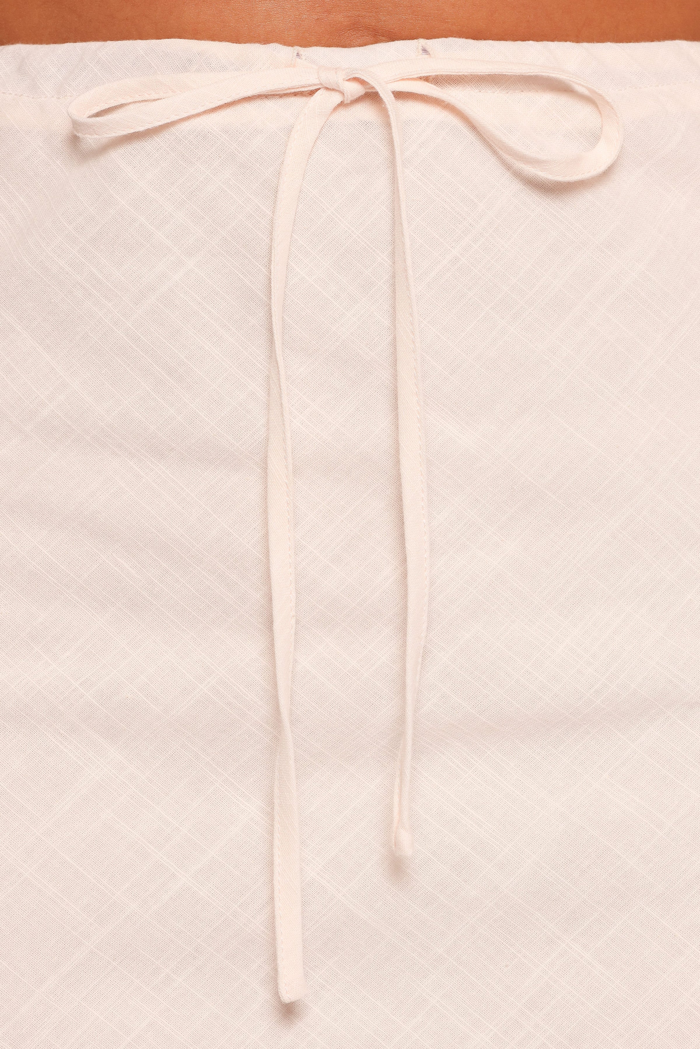 BOTTOMS Sonni Linen Mini Skirt - Cream