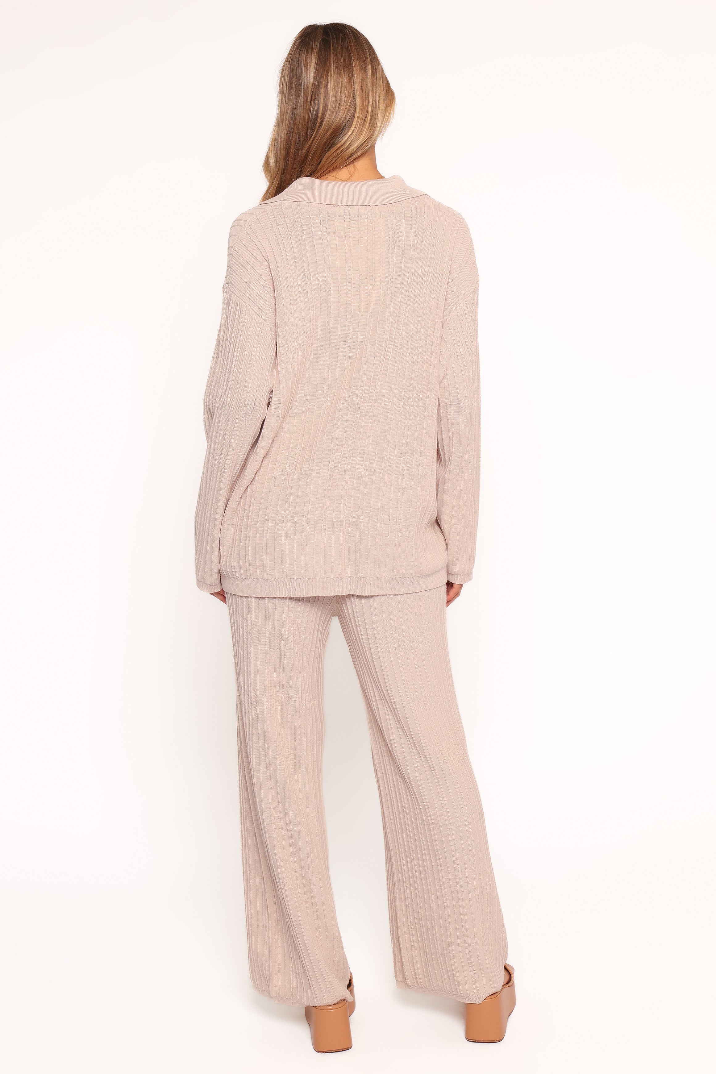 BOTTOMS Sonole Ribbed Knit Pant - Oat