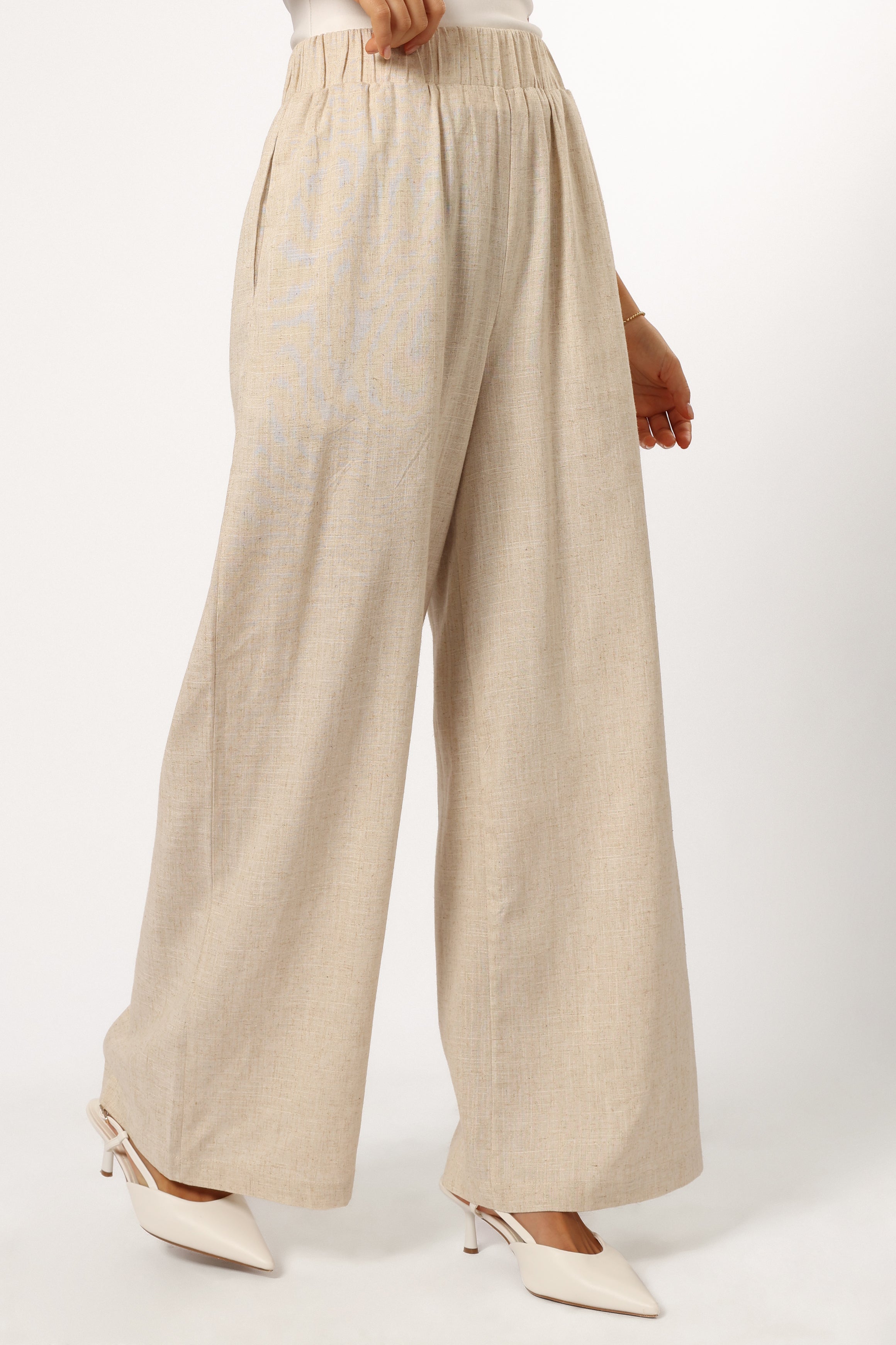 BOTTOMS @Soraya Pant - Oatmeal (Hold for Euro Summer)