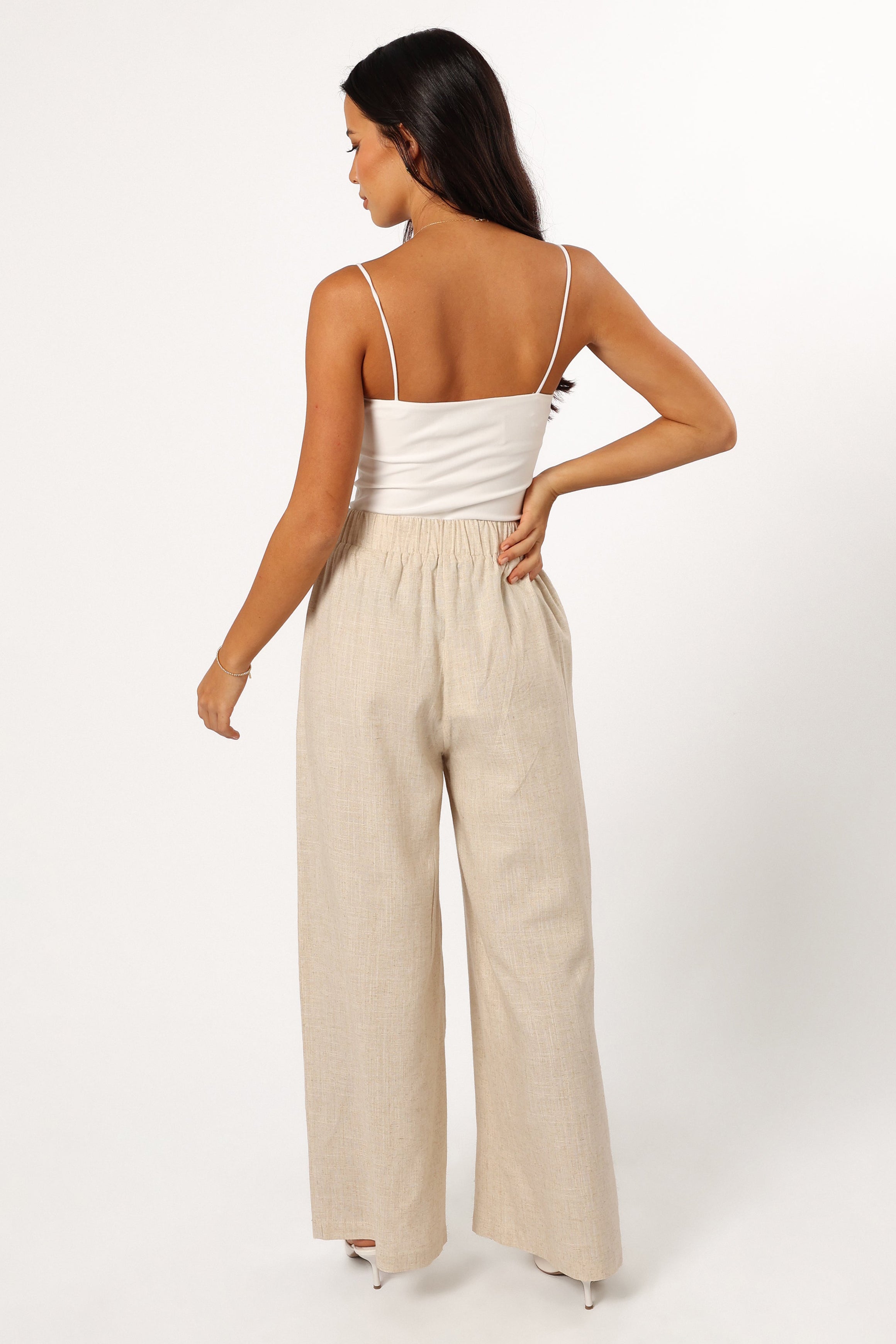 BOTTOMS @Soraya Pant - Oatmeal (Hold for Euro Summer)