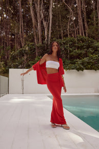 BOTTOMS @Stella Knit Skirt - Jaffa