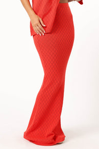 BOTTOMS @Stella Knit Skirt - Jaffa