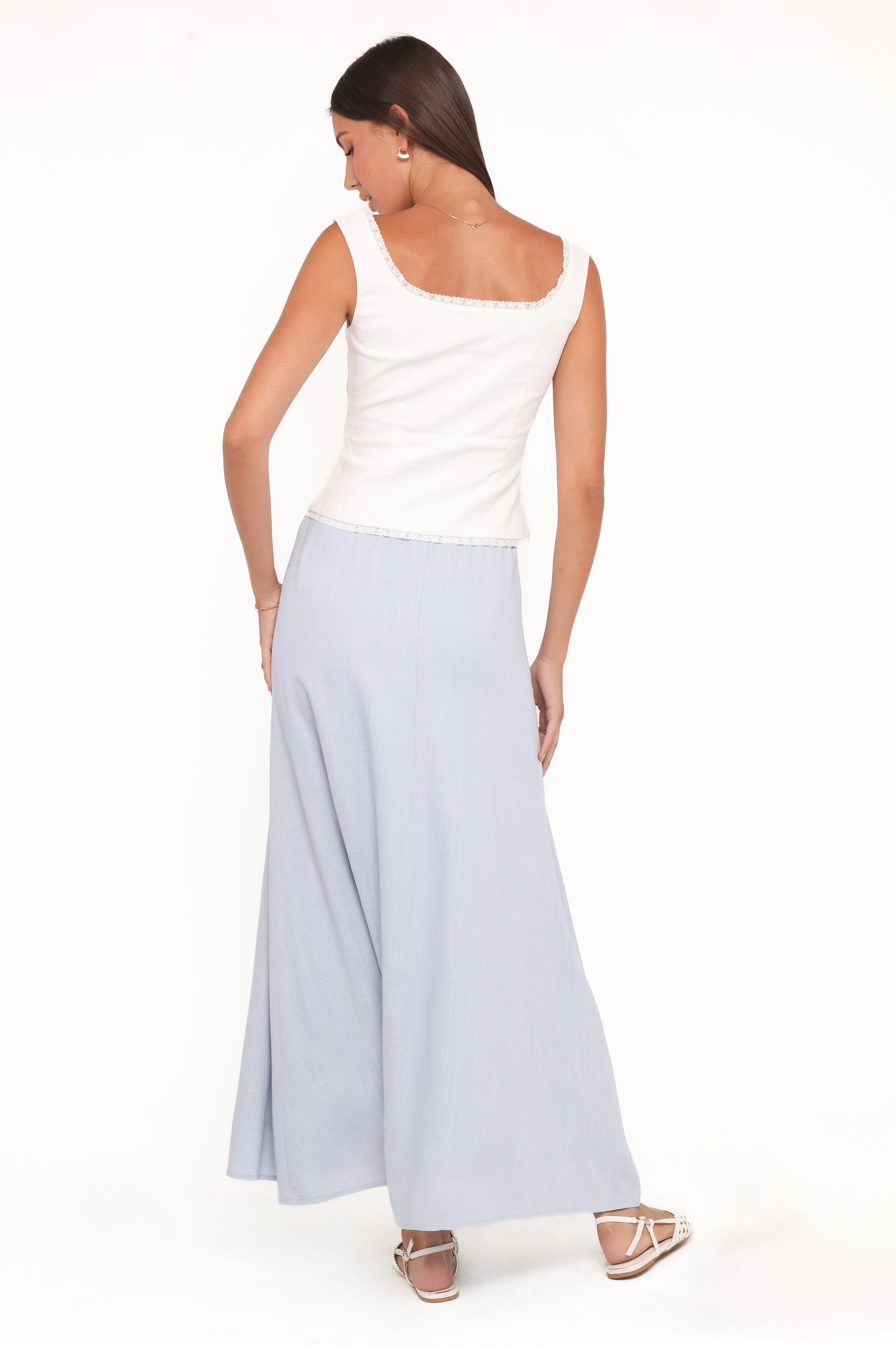 BOTTOMS Stevie Maxi Skirt - Light Blue