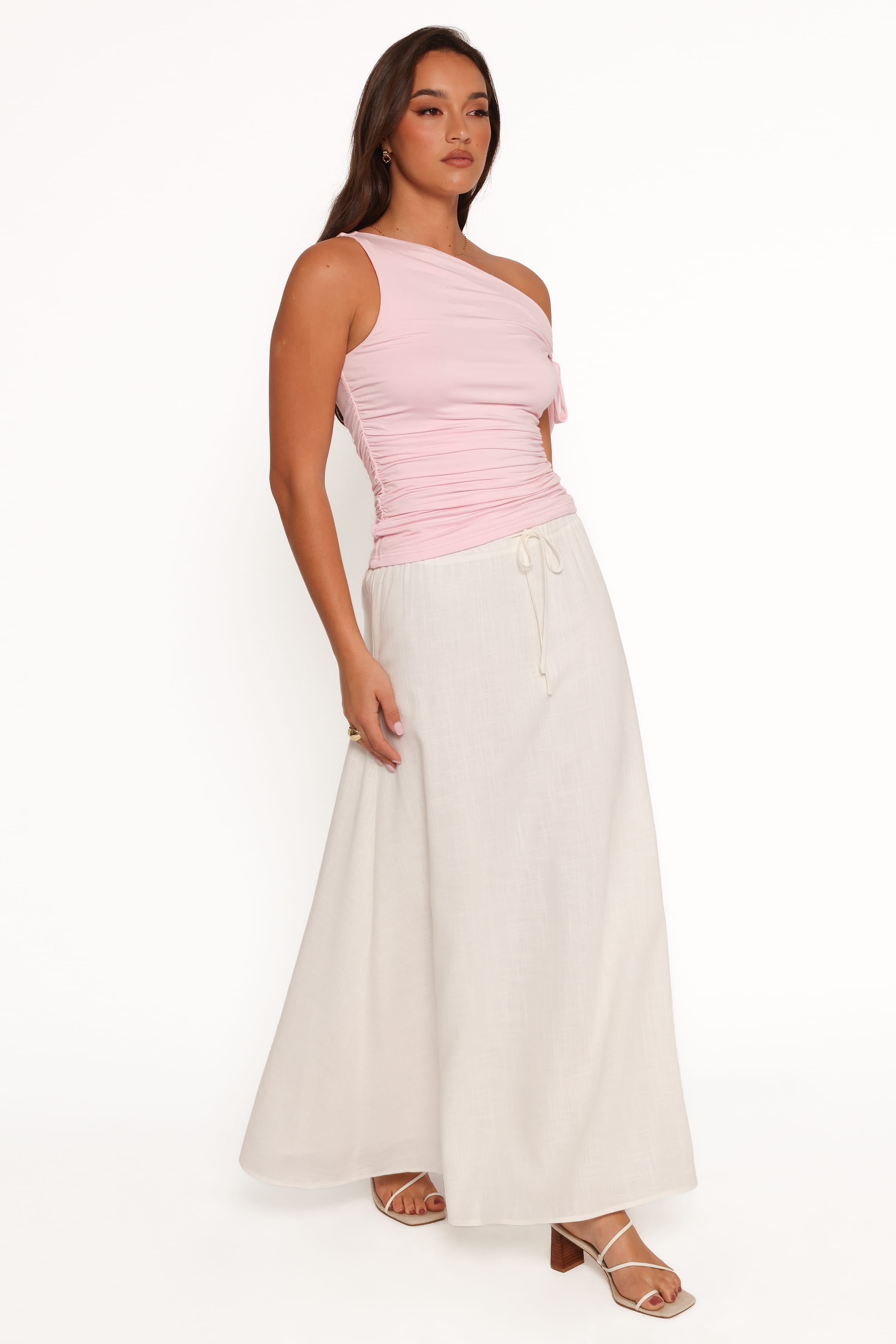 BOTTOMS Stevie Maxi Skirt - White