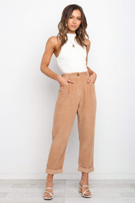 BOTTOMS @Talaren Cord Pant - Beige