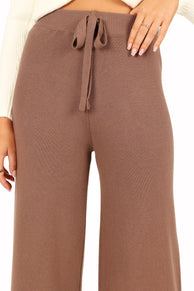 BOTTOMS @Tarly Knit Pant - Brown (waiting on bulk)