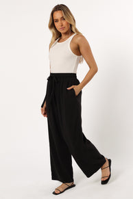 BOTTOMS @Teddy Pant - Black