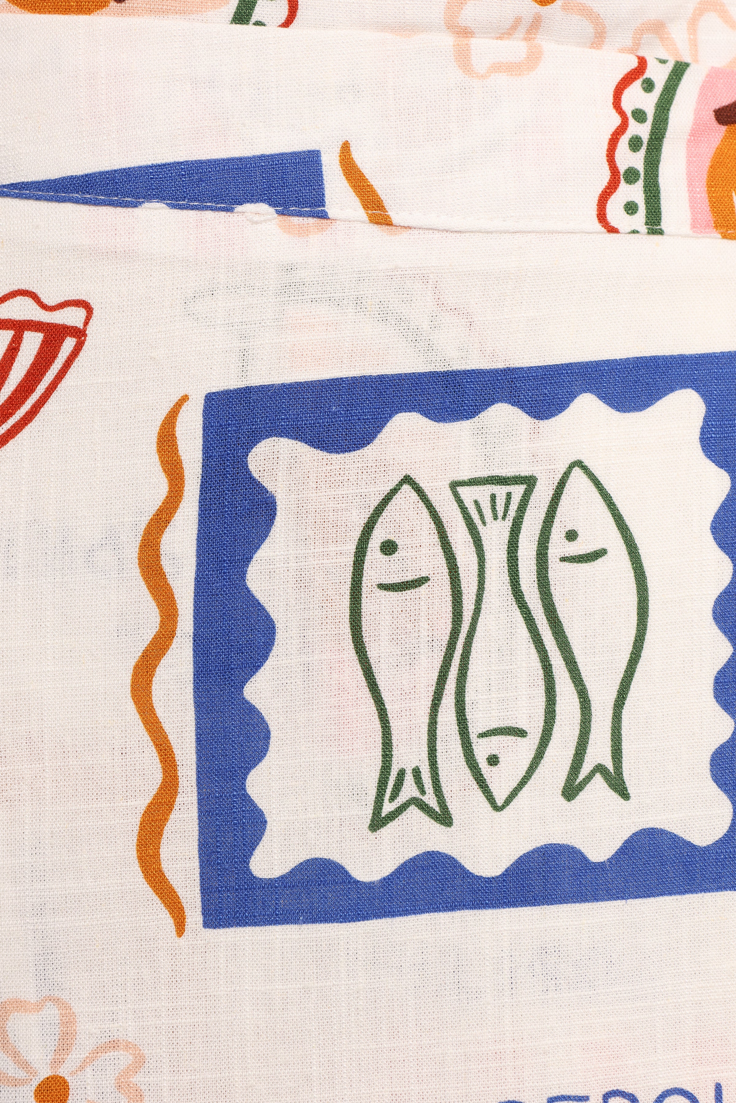 BOTTOMS Thorrah Skort - Ocean Oasis