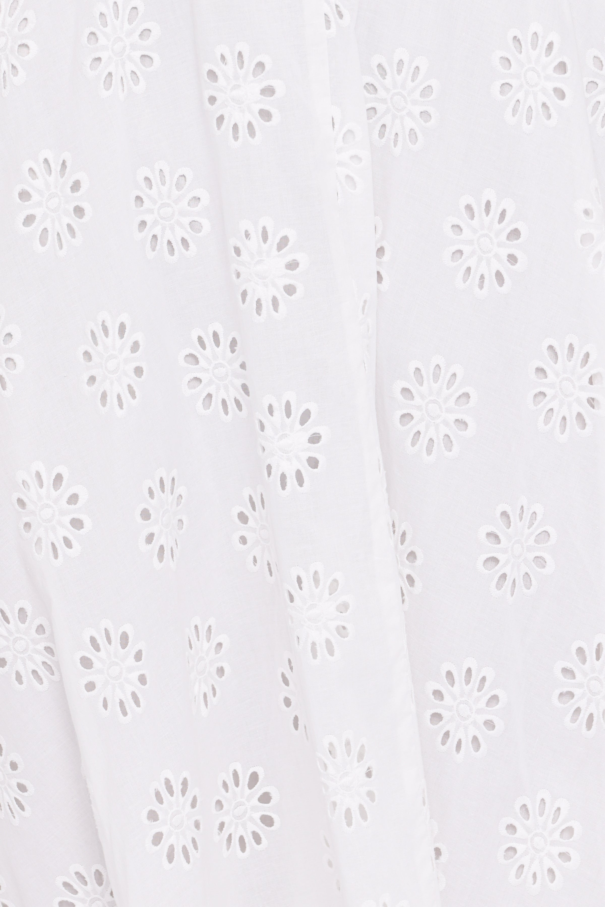 BOTTOMS Varia Eyelet Maxi Skirt - White