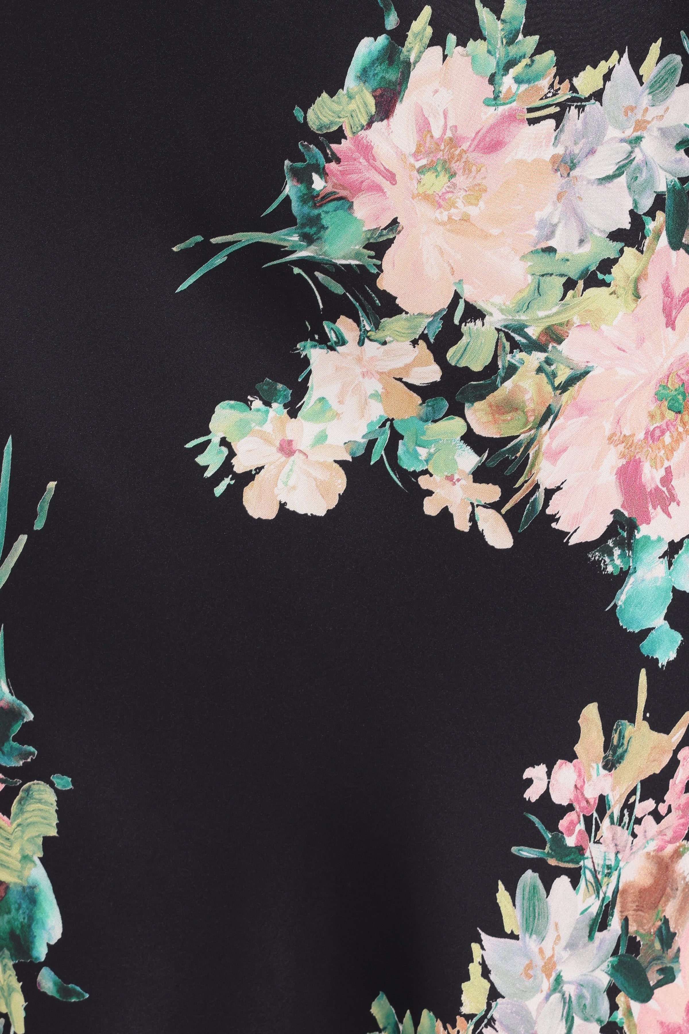 BOTTOMS Velman Skirt - Black Floral
