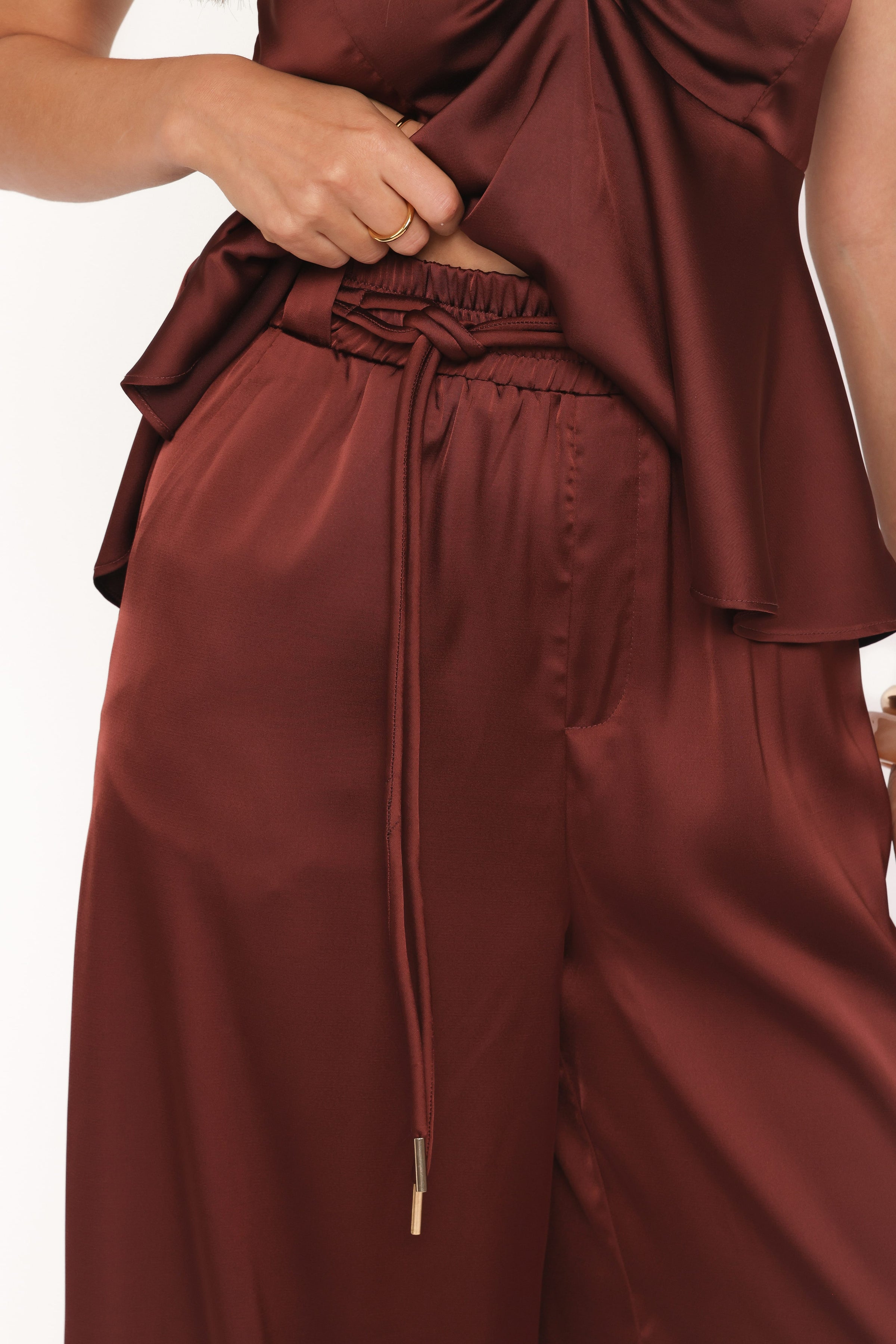 BOTTOMS Vita Tailored Pant - Brown