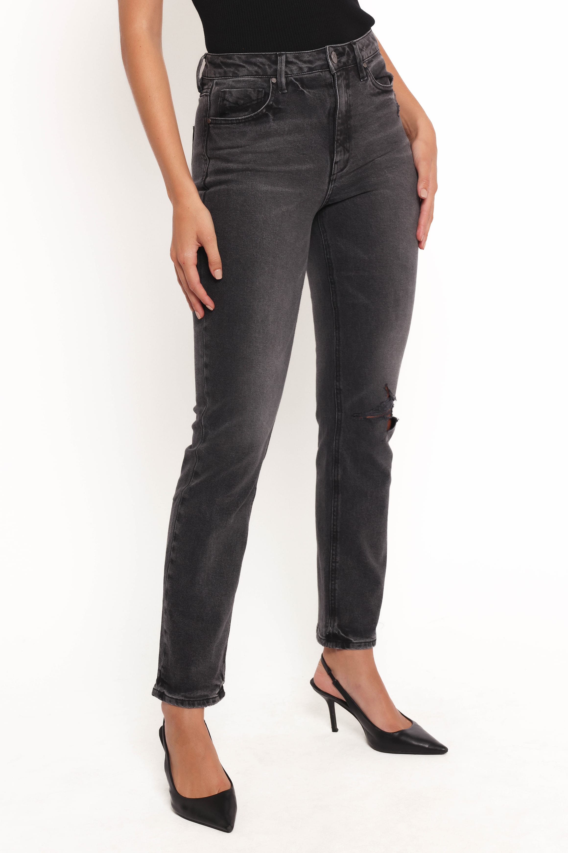 BOTTOMS Willa High Rise Straight Leg Jeans - Riot