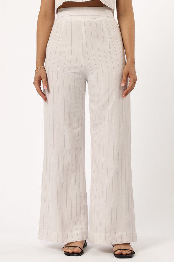 BOTTOMS @Windsor Pant - White Stripe