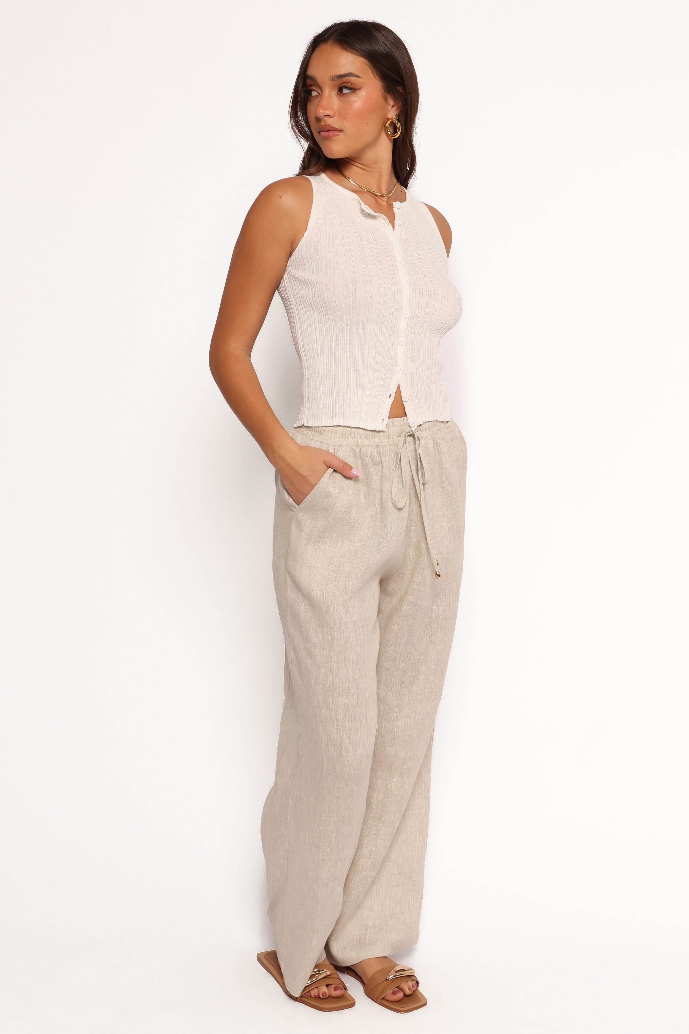 BOTTOMS Wren Pant - Beige