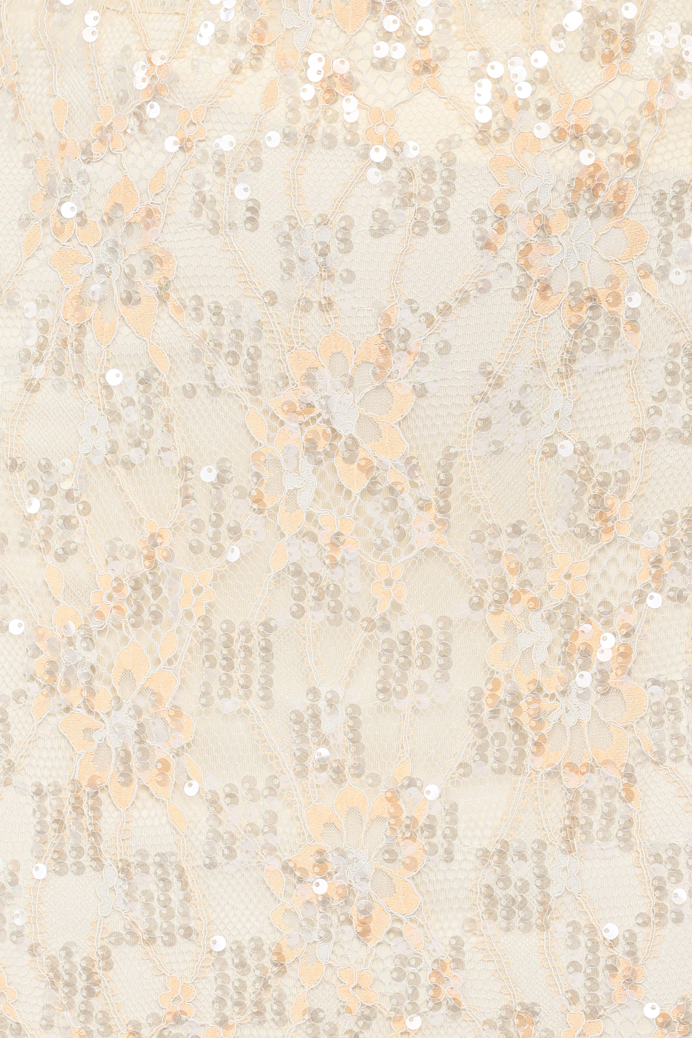 BOTTOMS Yonder Sheer Panel Lace Maxi Skirt - Pale Yellow