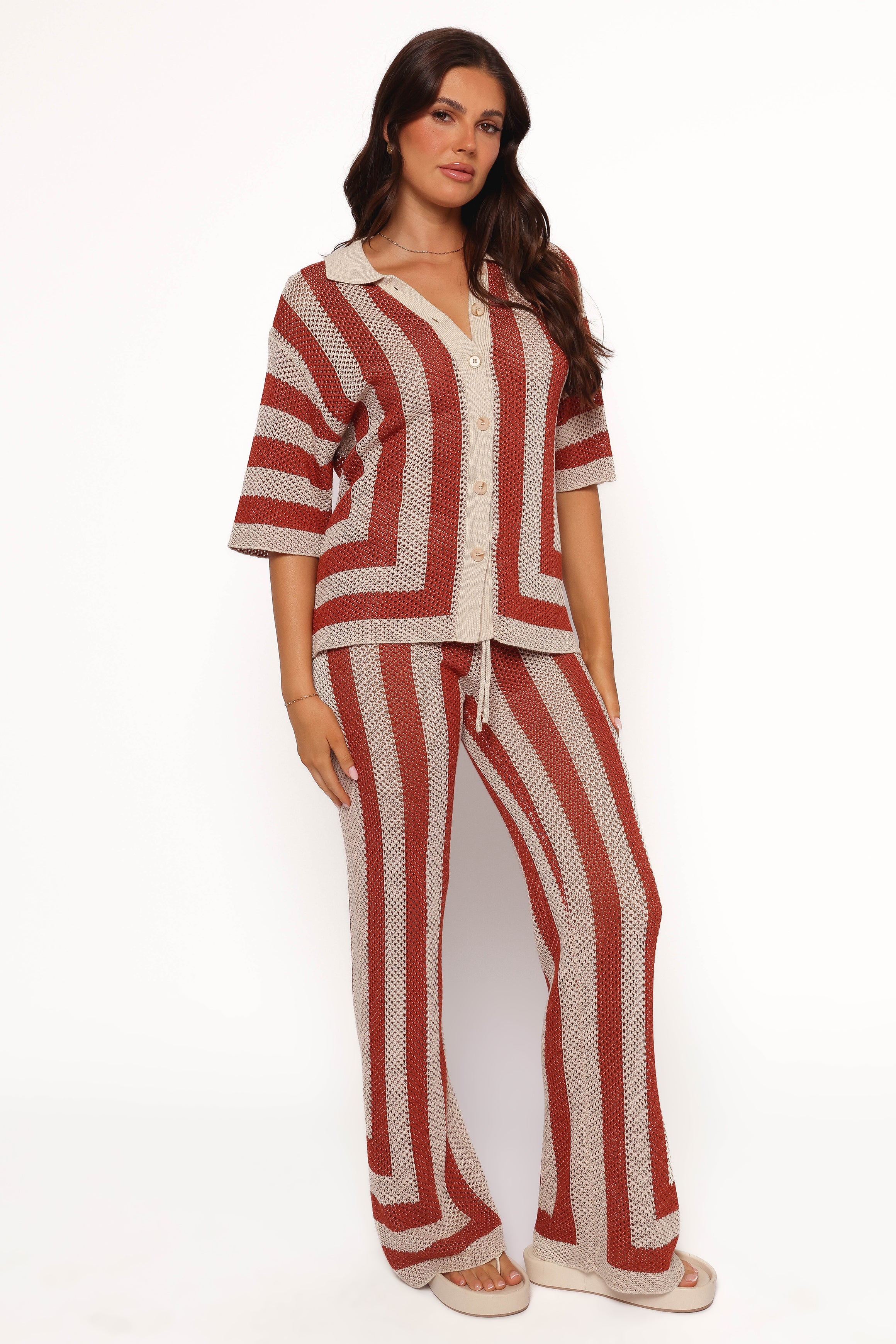 BOTTOMS Ziggy Pant - Terracotta Sand