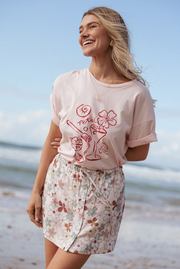 BOTTOMS Zinnia Mini Skirt - Mirabelle Print