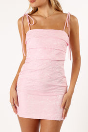 DRESSES @Abigail Mini Dress - Pink