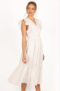 DRESSES Acadia Midi Dress - White