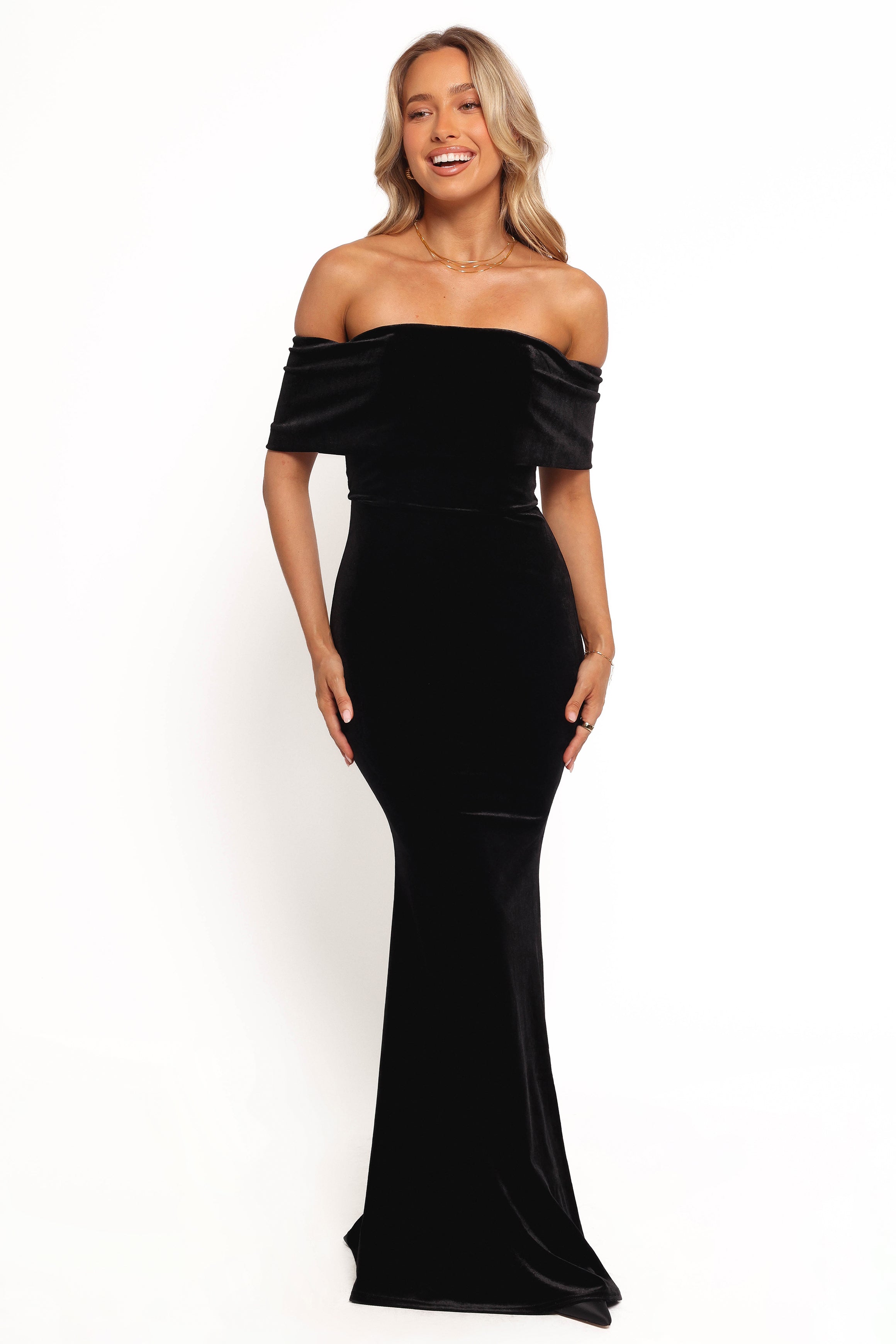 DRESSES Adair Off Shoulder Maxi Dress - Black