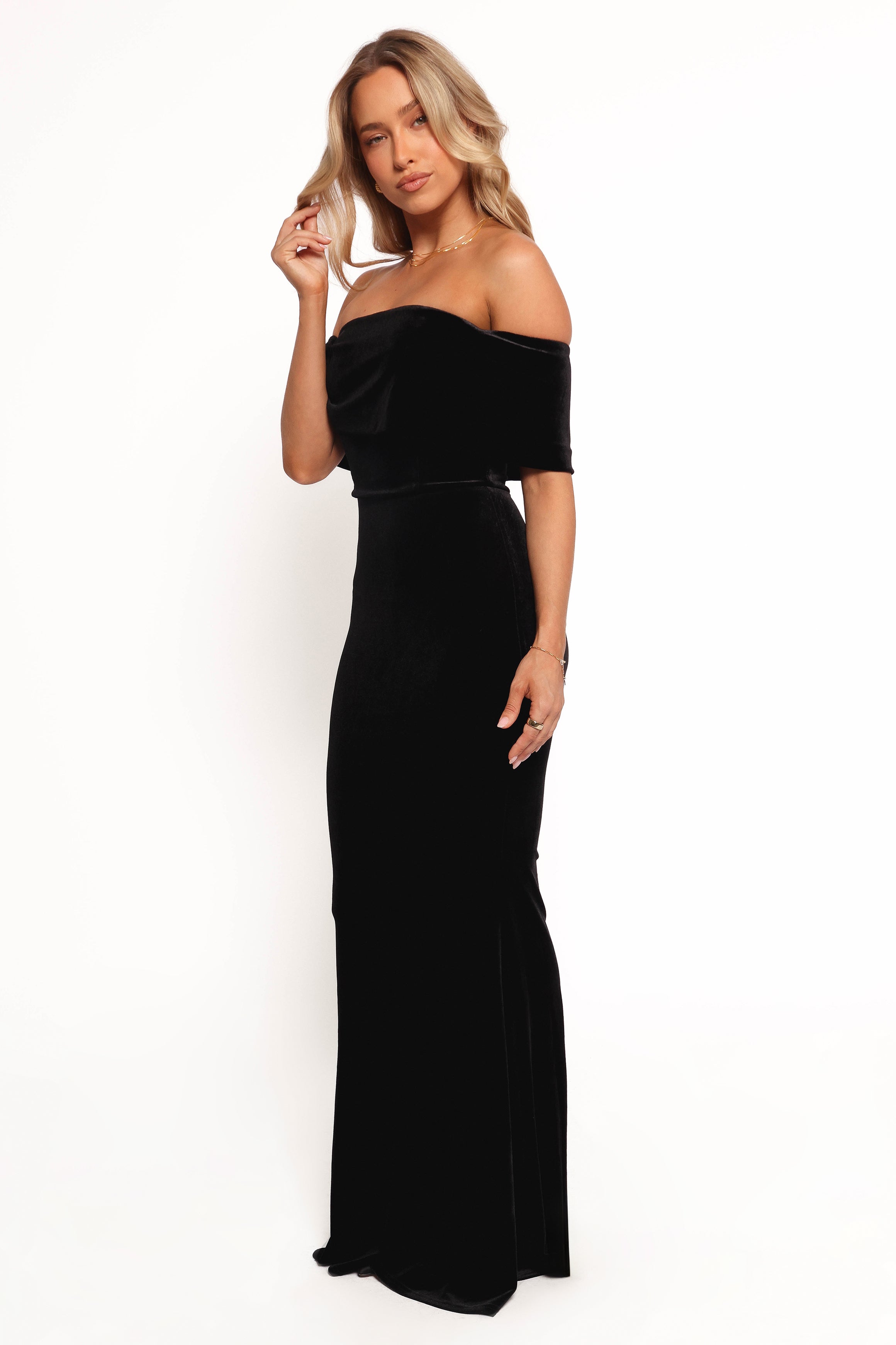 DRESSES Adair Off Shoulder Maxi Dress - Black