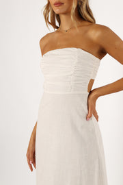 DRESSES @Adele Maxi Dress - White