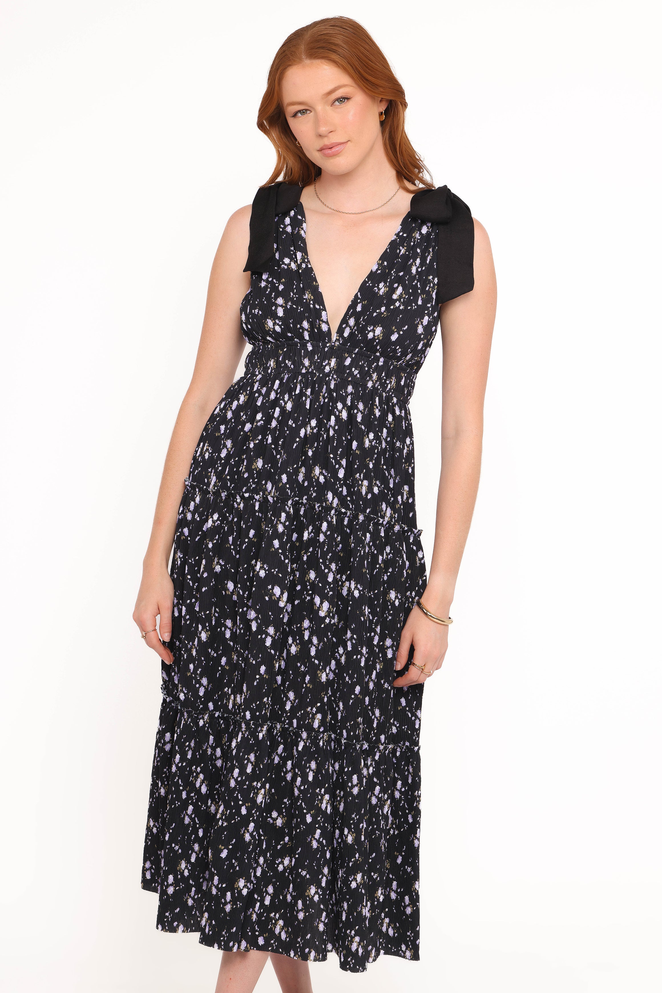 DRESSES Adeline Maxi Dress - Black Floral
