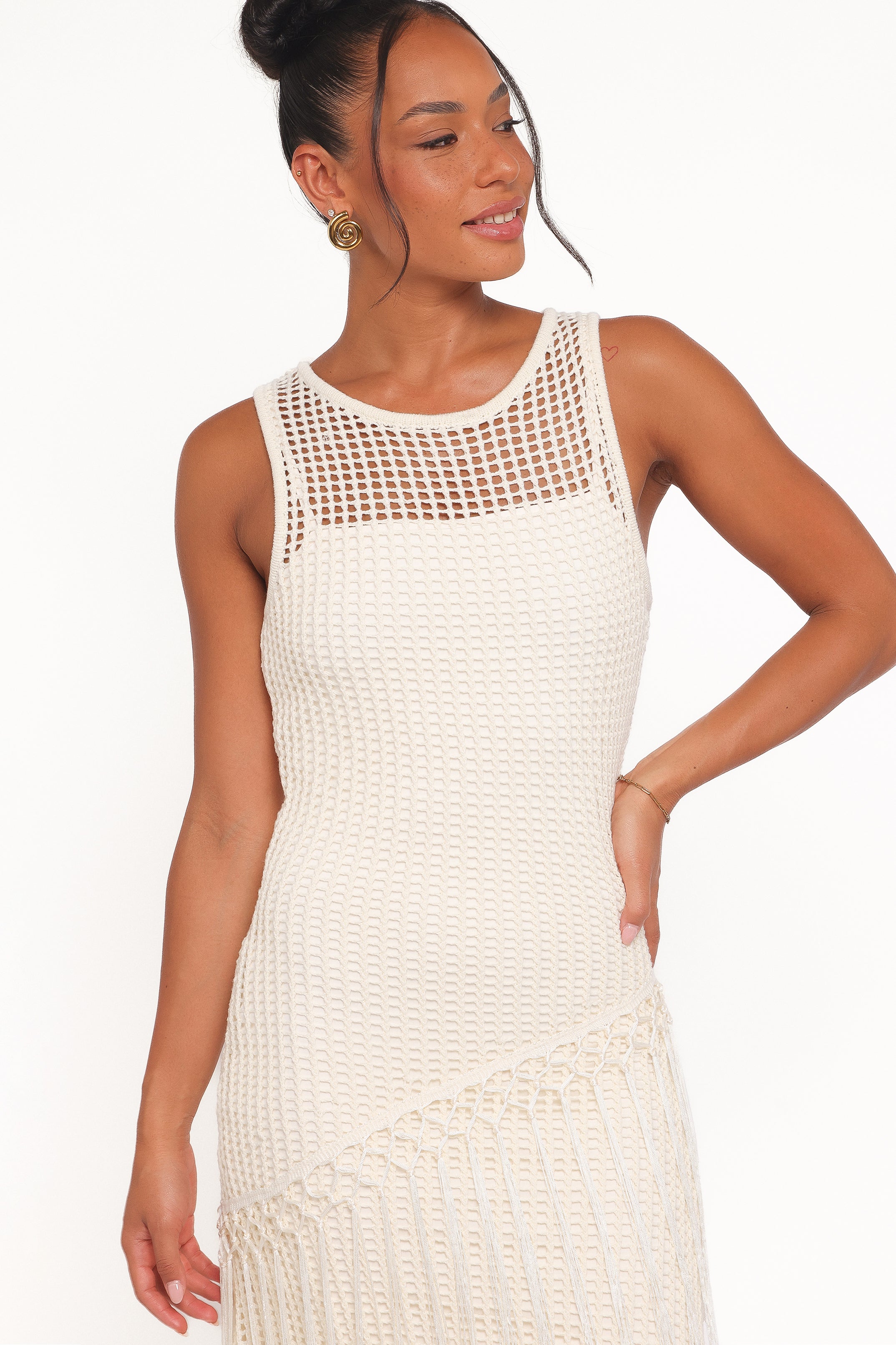 DRESSES Adella Midi Dress - Natural