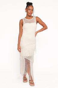 DRESSES Adella Midi Dress - Natural