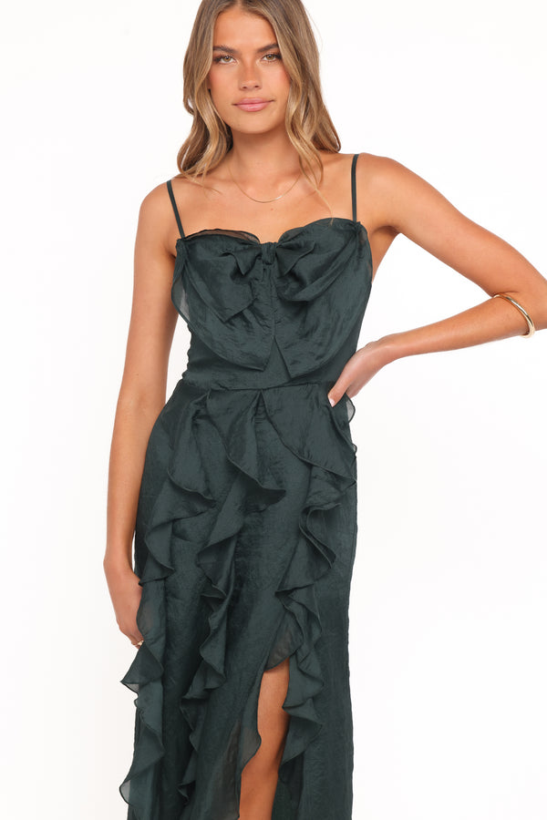DRESSES Adelyn Midi Dress - Emerald