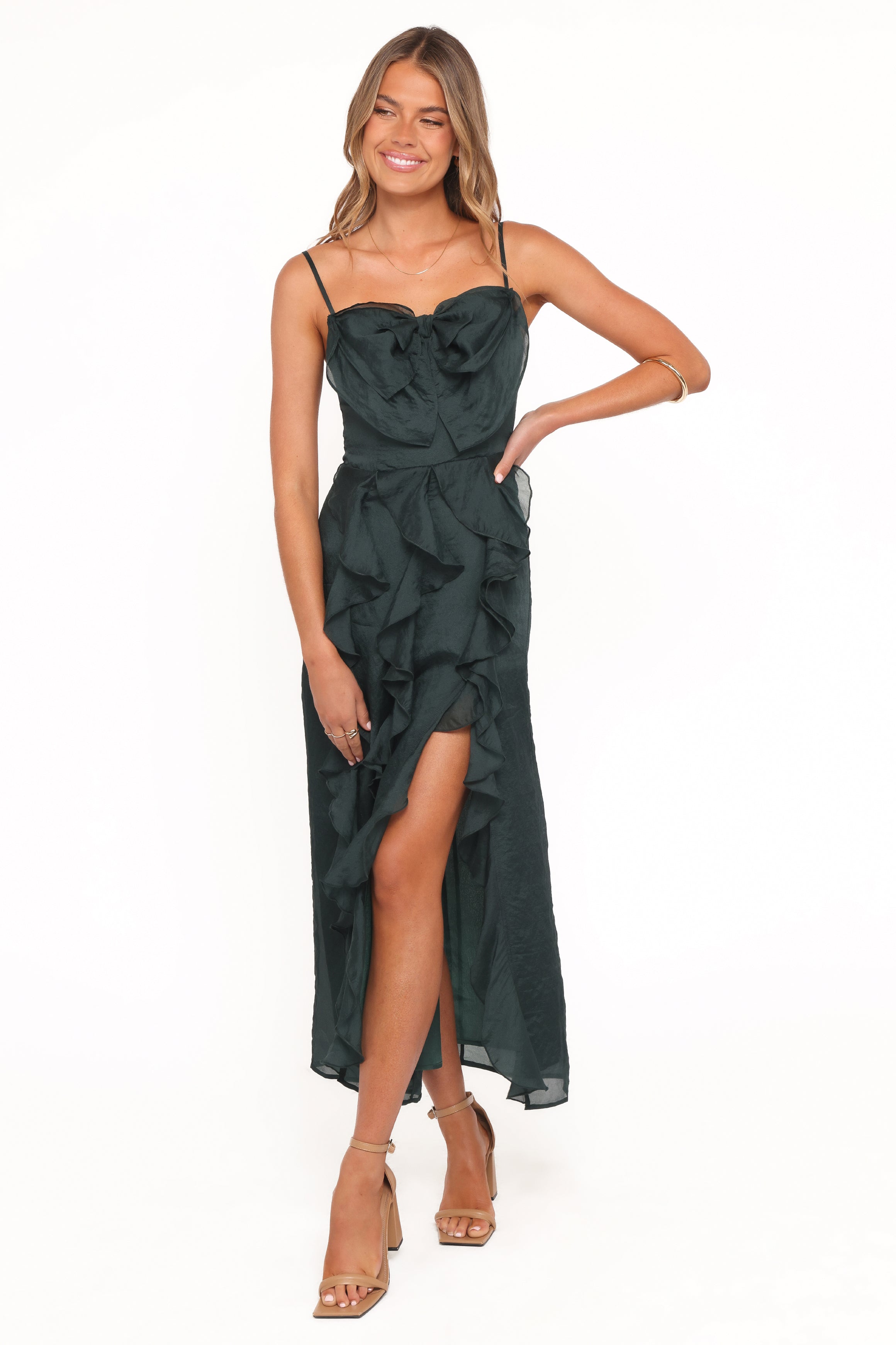 DRESSES Adelyn Midi Dress - Emerald