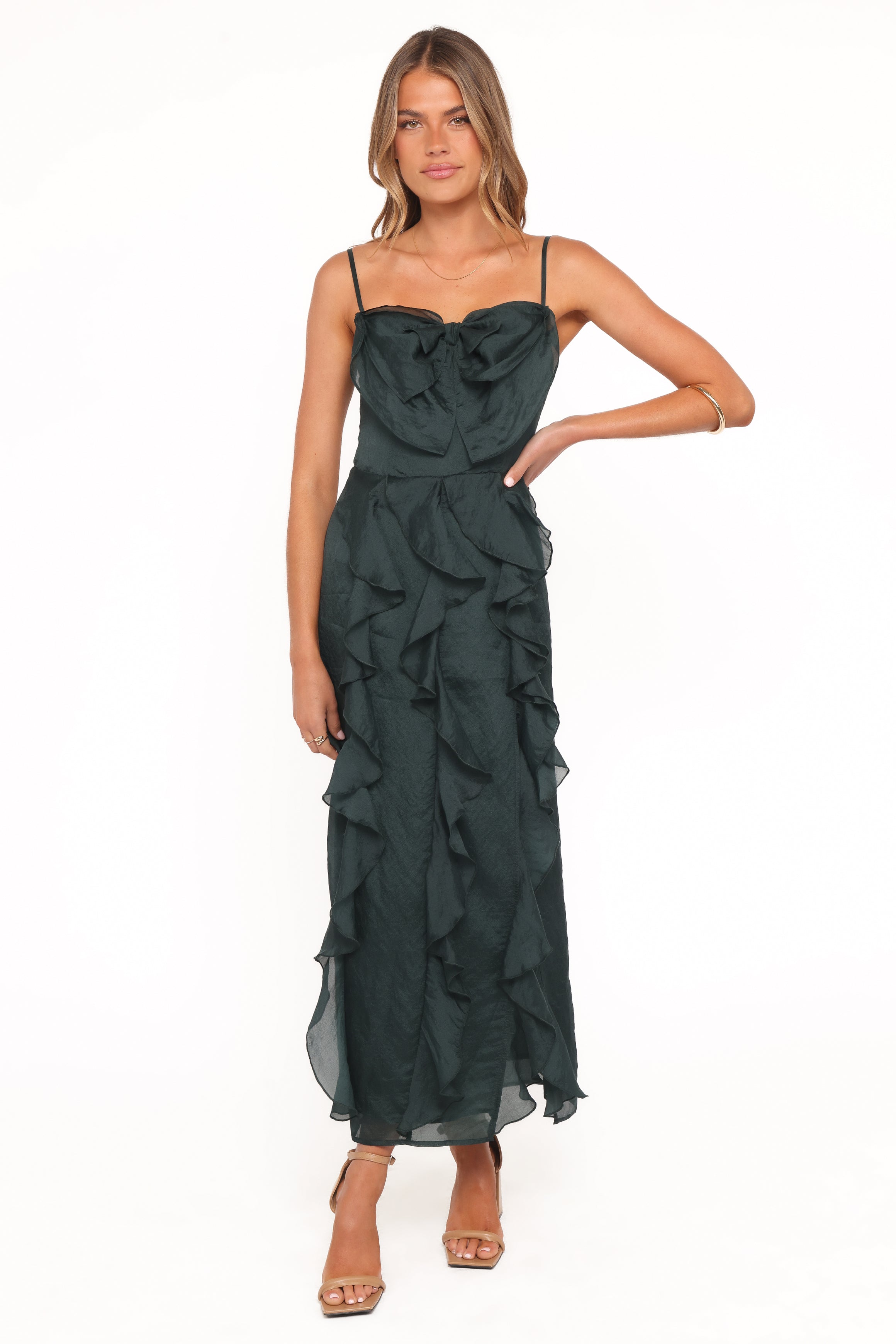 DRESSES Adelyn Midi Dress - Emerald
