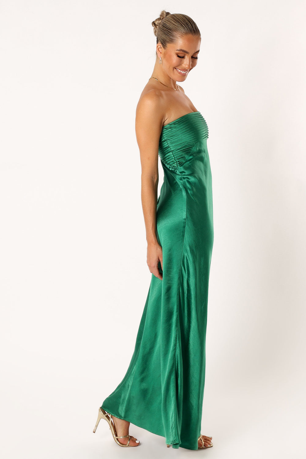 Adina Maxi Dress - Emerald - Petal & Pup