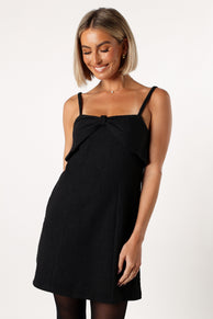 DRESSES @Adley Mini Dress - Black
