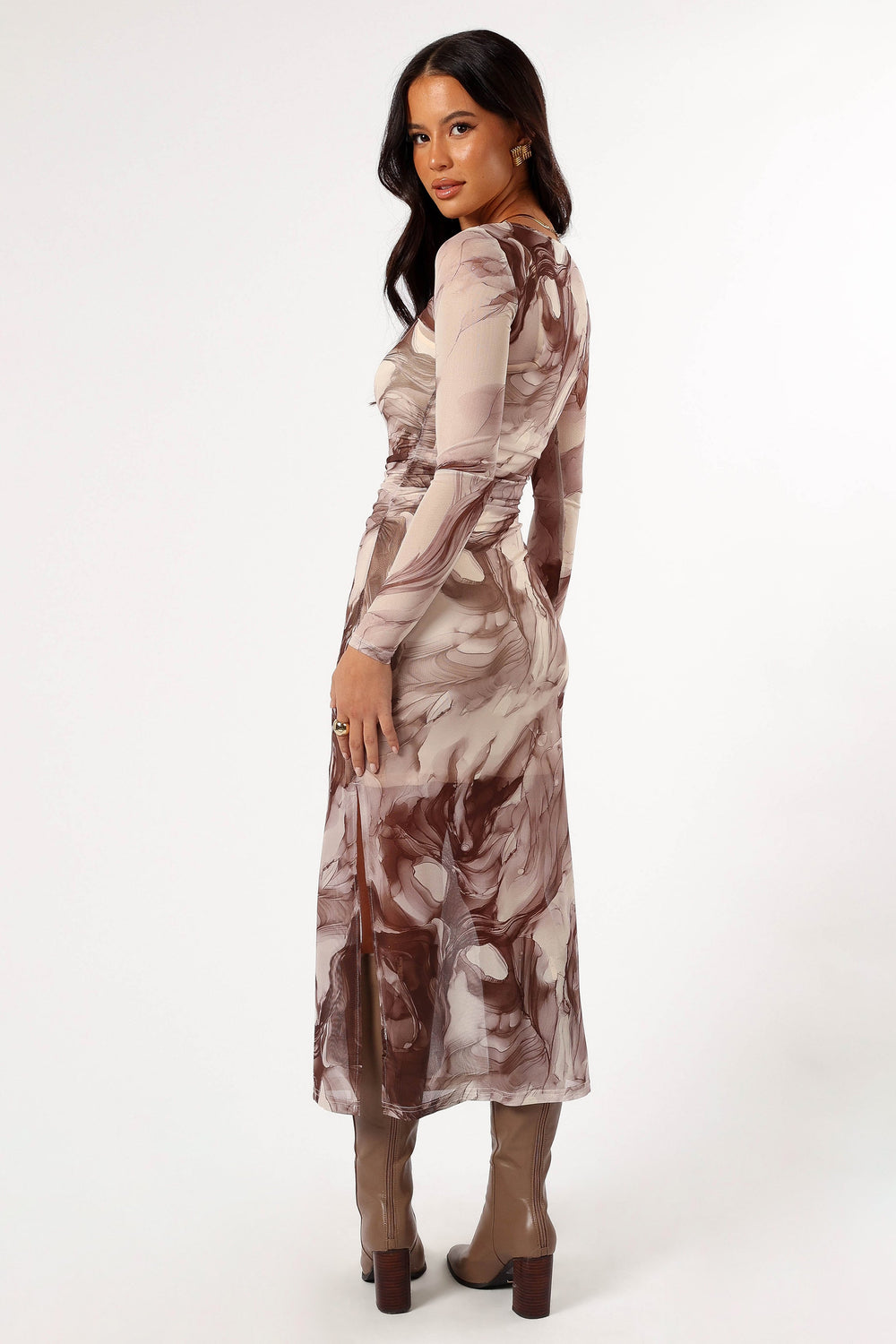 DRESSES @Adrianna Maxi Dress - Cacao
