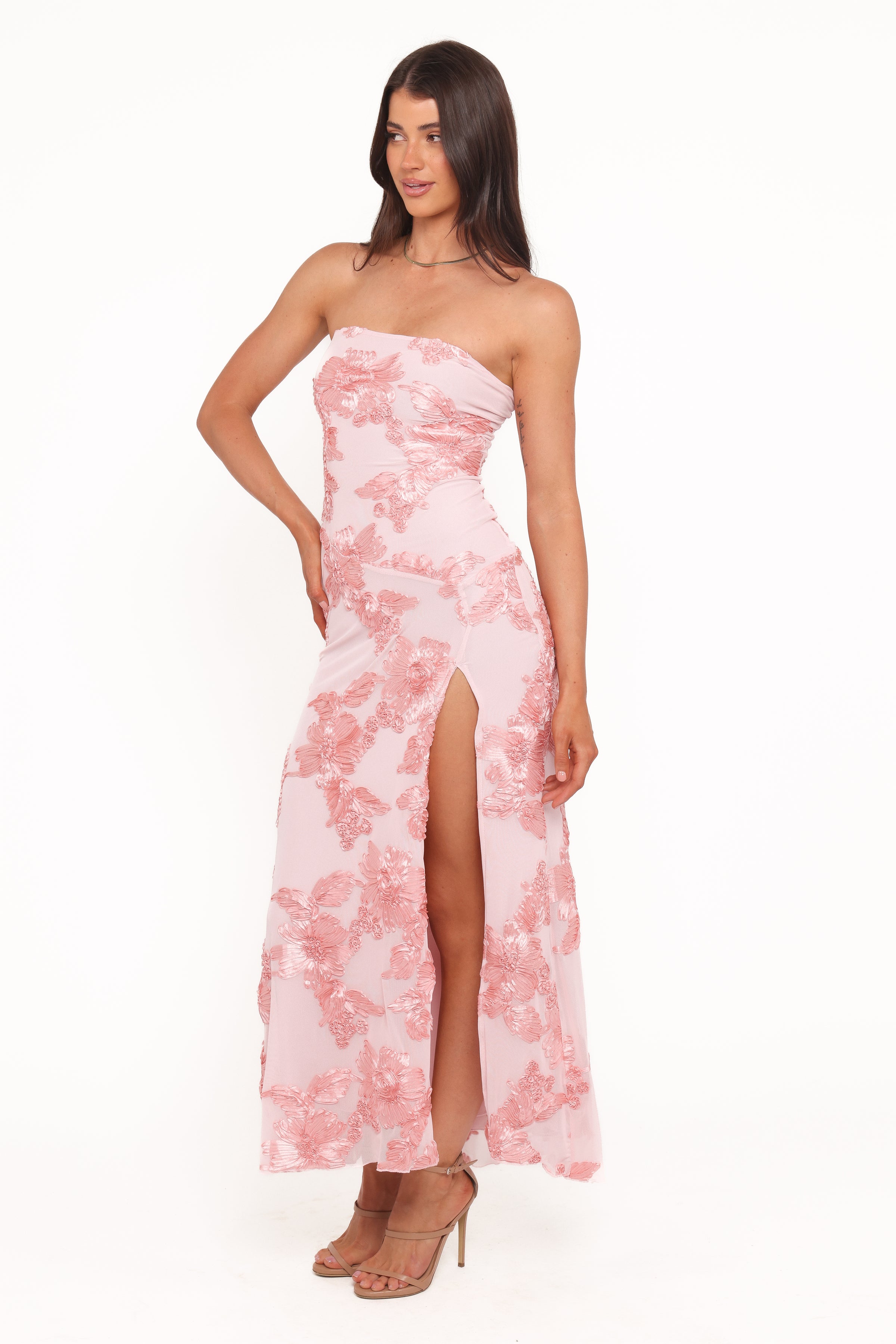 DRESSES Adriel Strapless Maxi Dress - Pink
