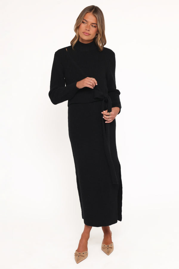 DRESSES Aerin Knit Dress - Black