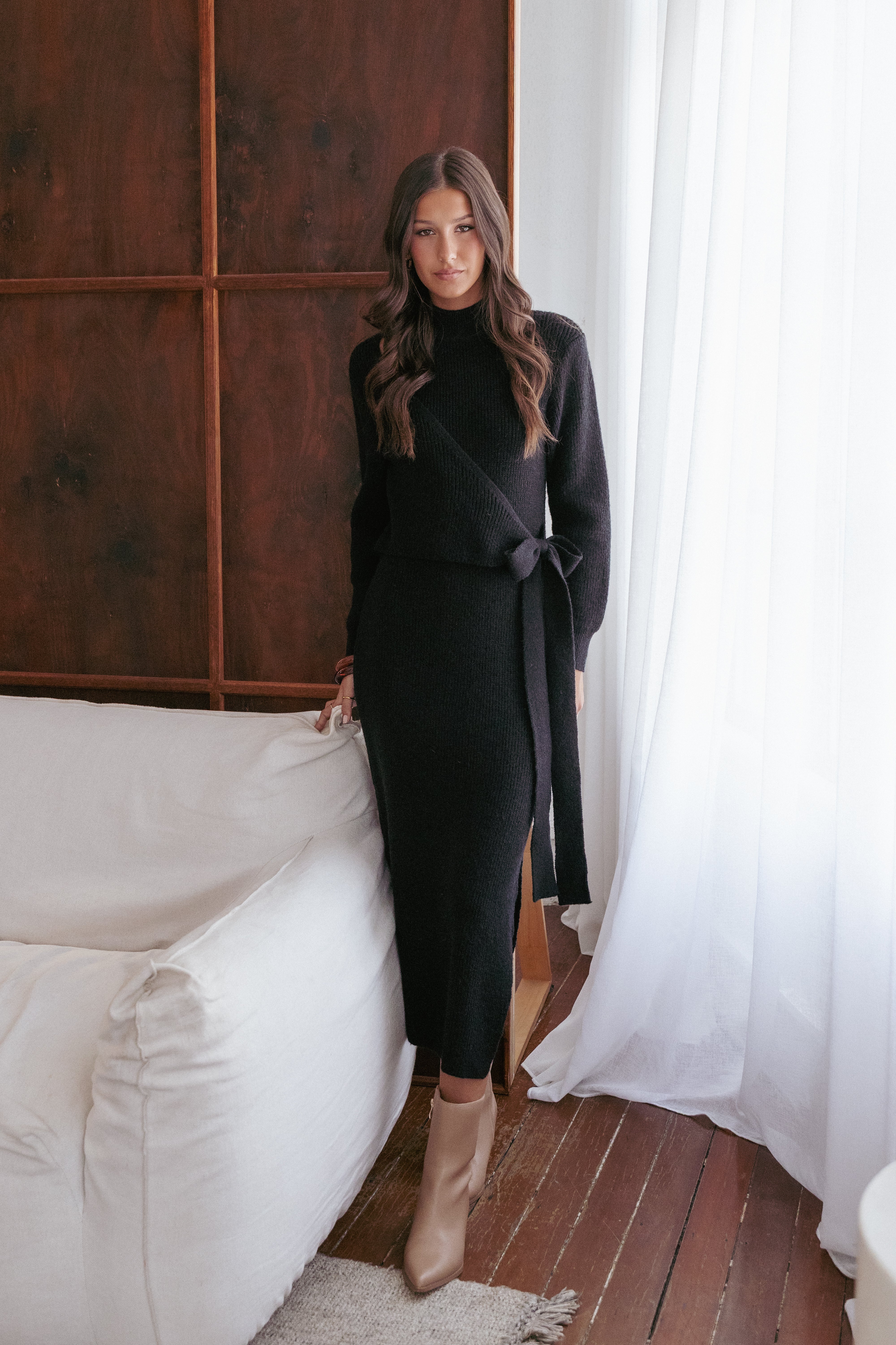 DRESSES Aerin Knit Dress - Black