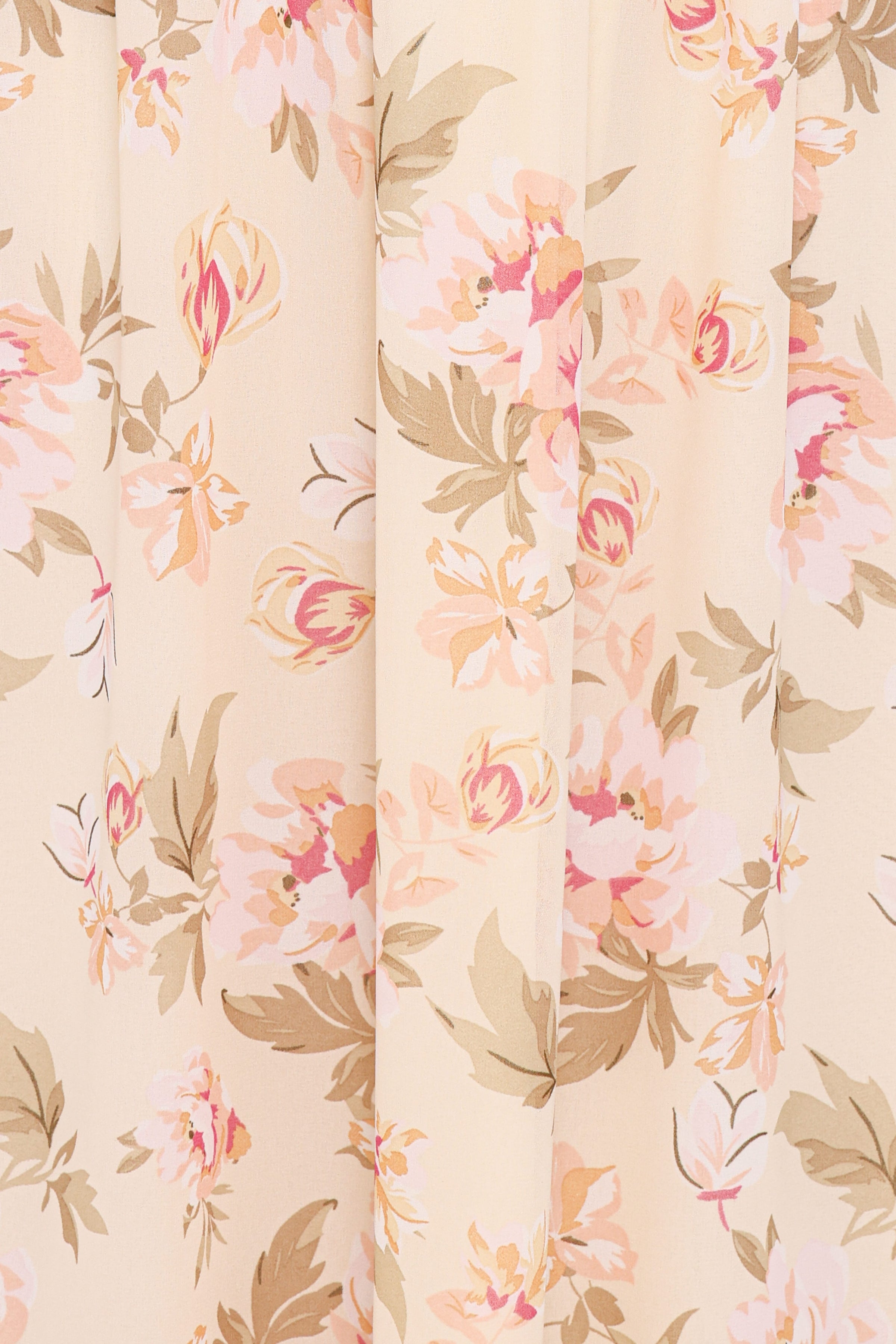 DRESSES Aine Midi Dress - Cream Floral