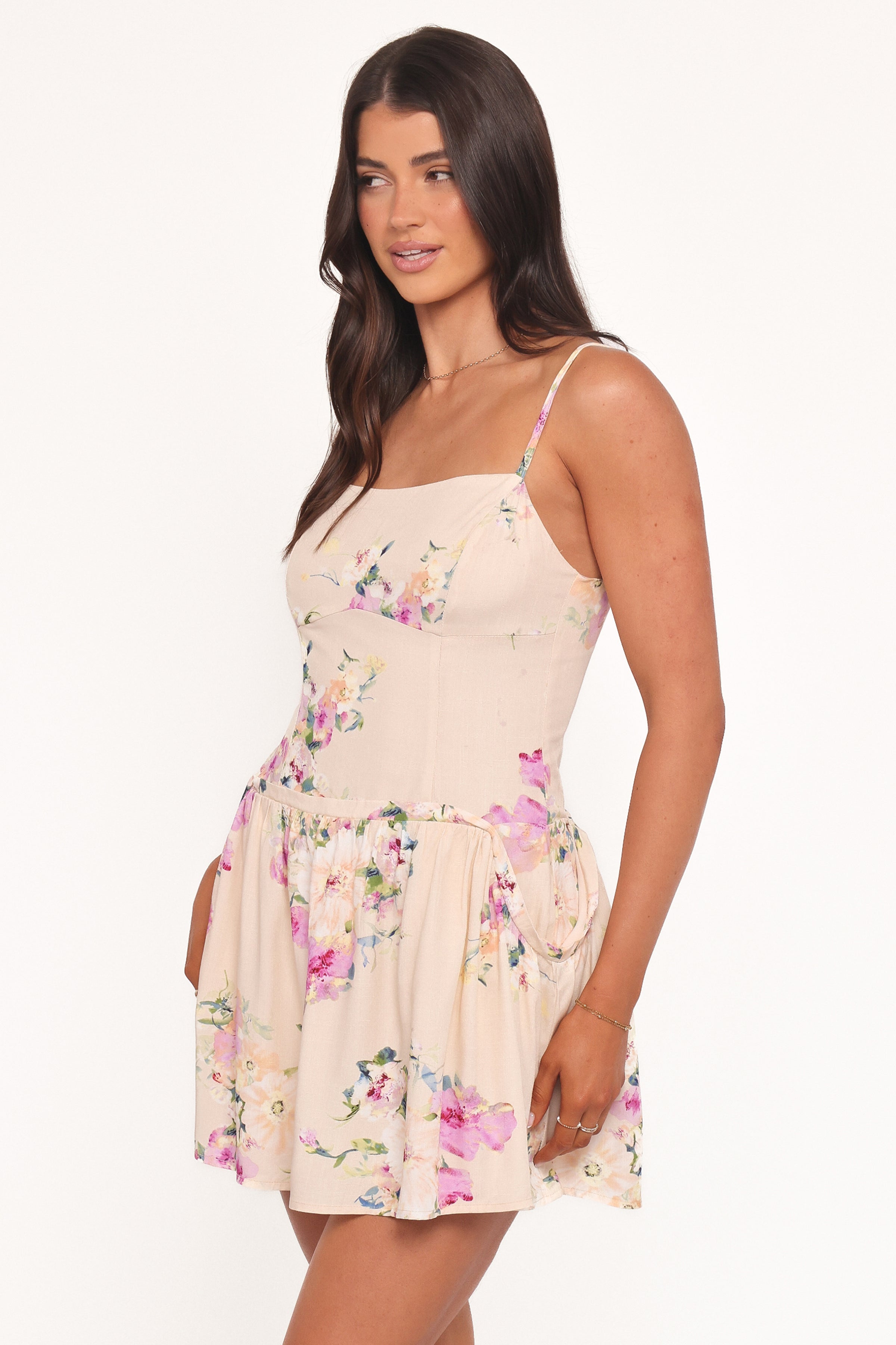 DRESSES Albon Mini Dress - Cream Floral