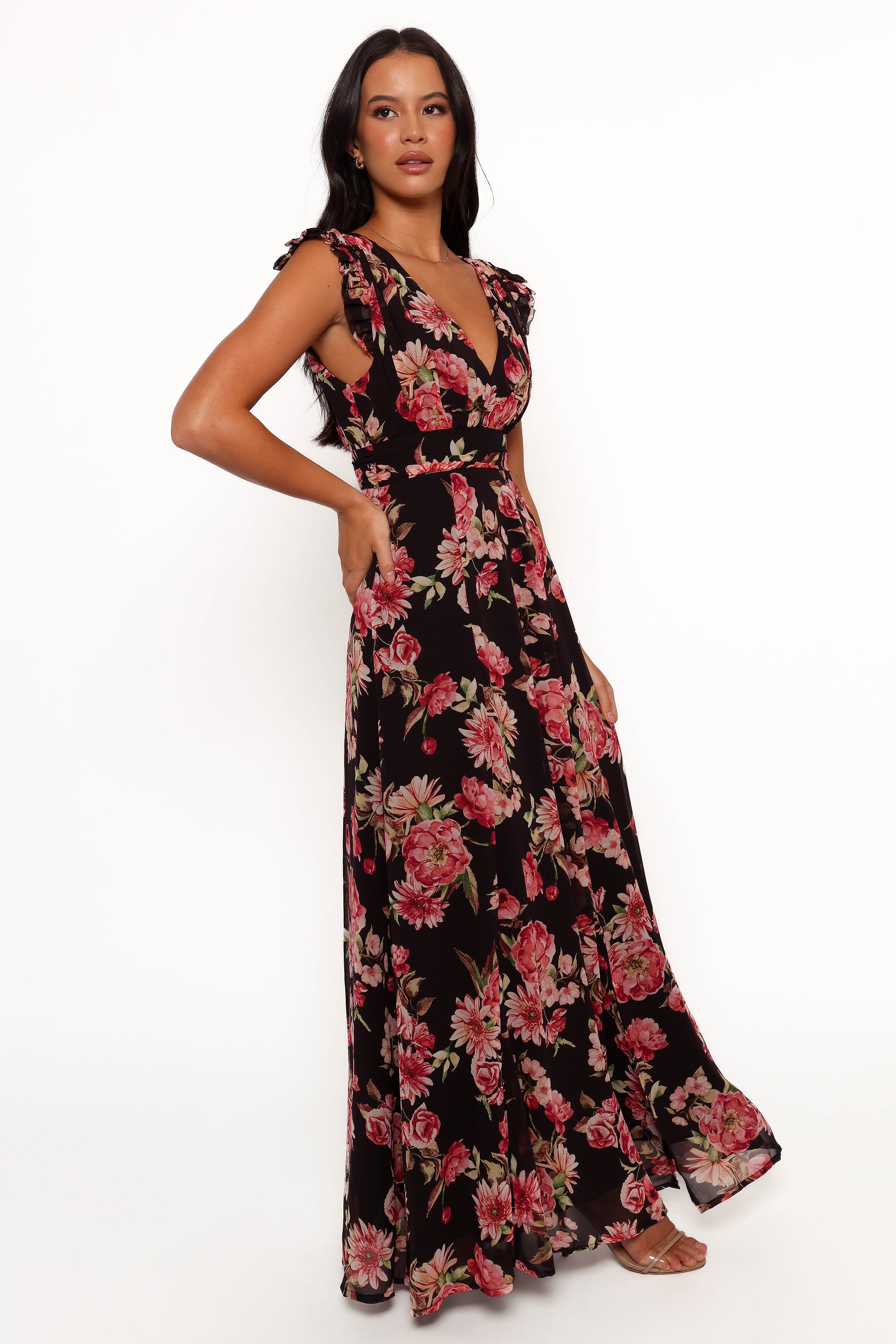 DRESSES Aldo Maxi Dress - Black Floral