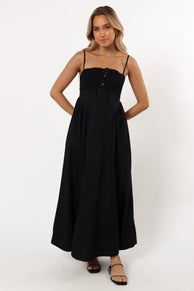 DRESSES @Alena Midi Dress - Black