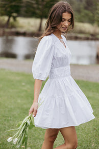 DRESSES Alessia Mini Dress - White