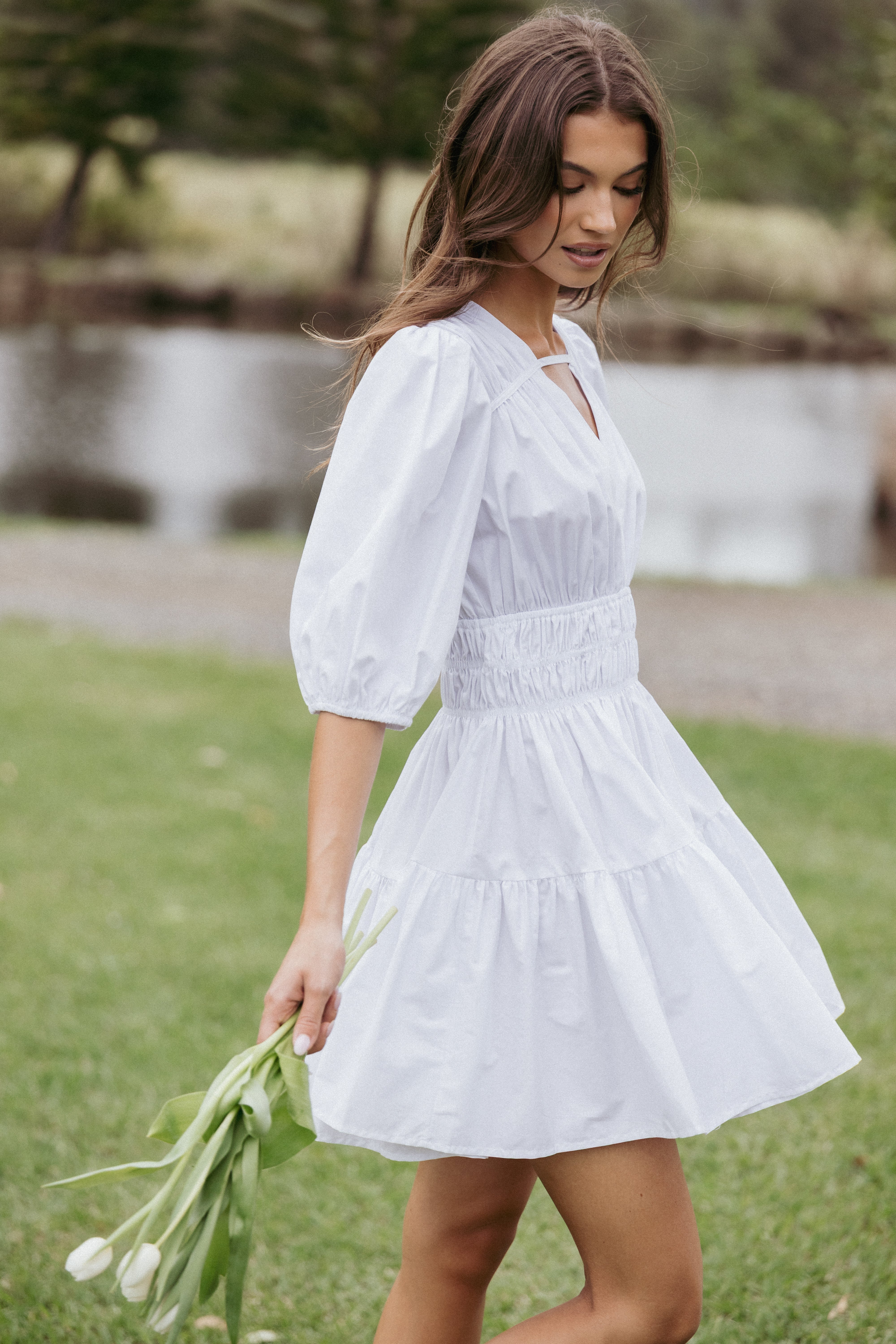 DRESSES Alessia Mini Dress - White