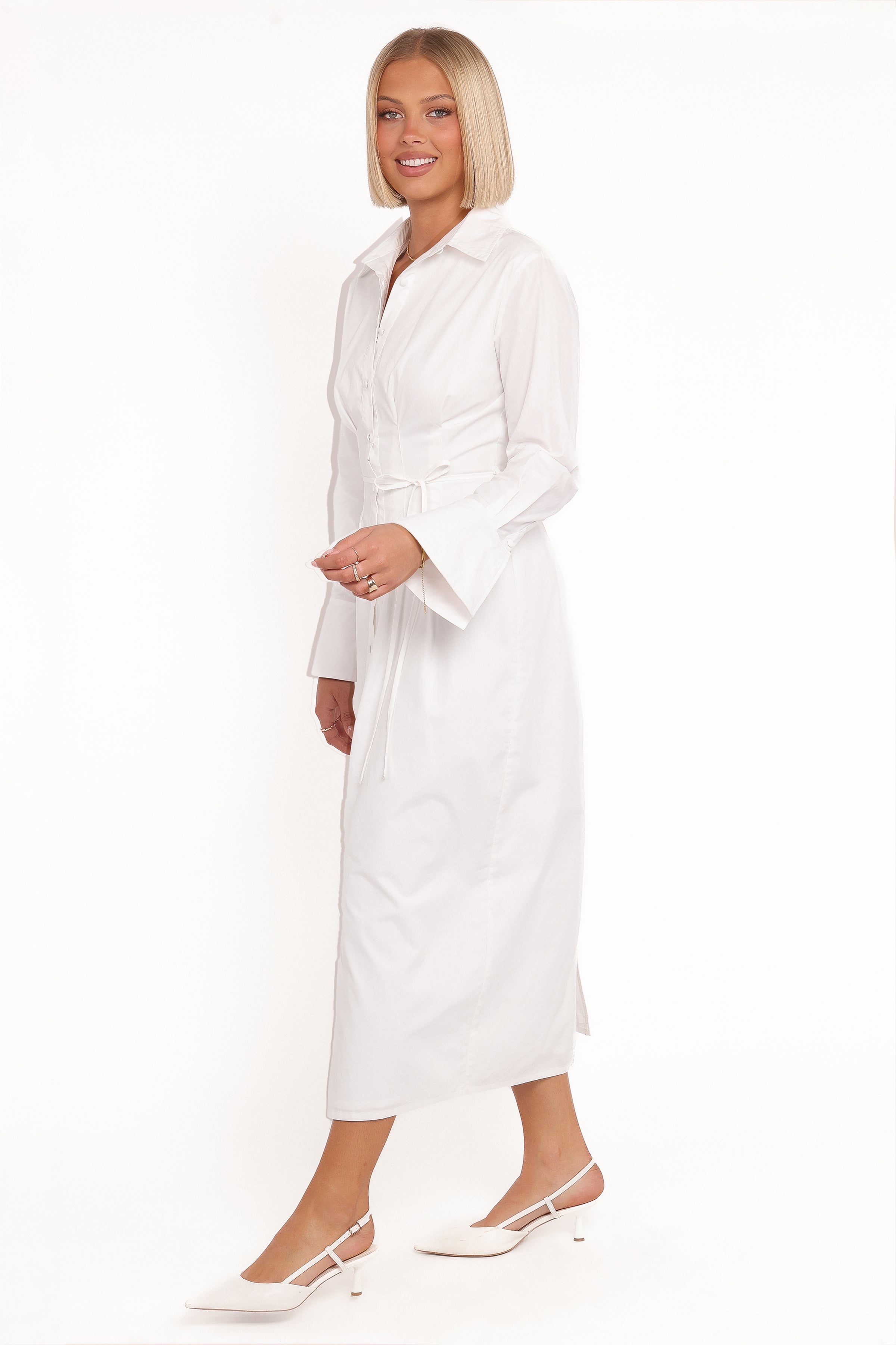 DRESSES Alexander Shirt Dress - Ivory